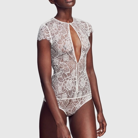 Kiki De Montparnasse coquette lace keyhole bodysuit M - Picture 5 of 16